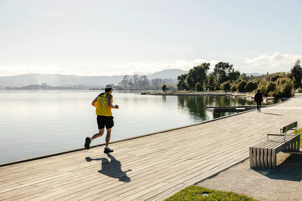Rotorua lakefront boardwalk