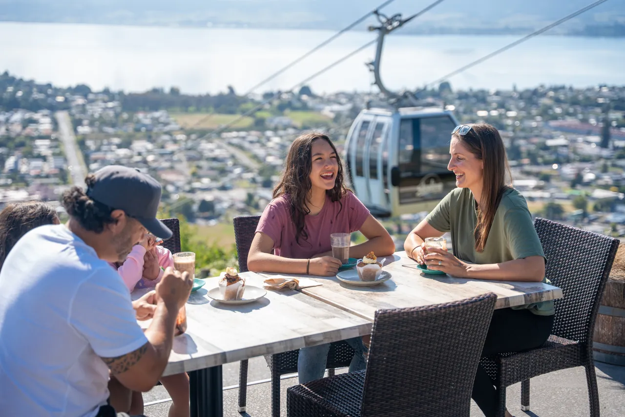 Skyline Rotorua_Market Kitchen_View of Rotorua