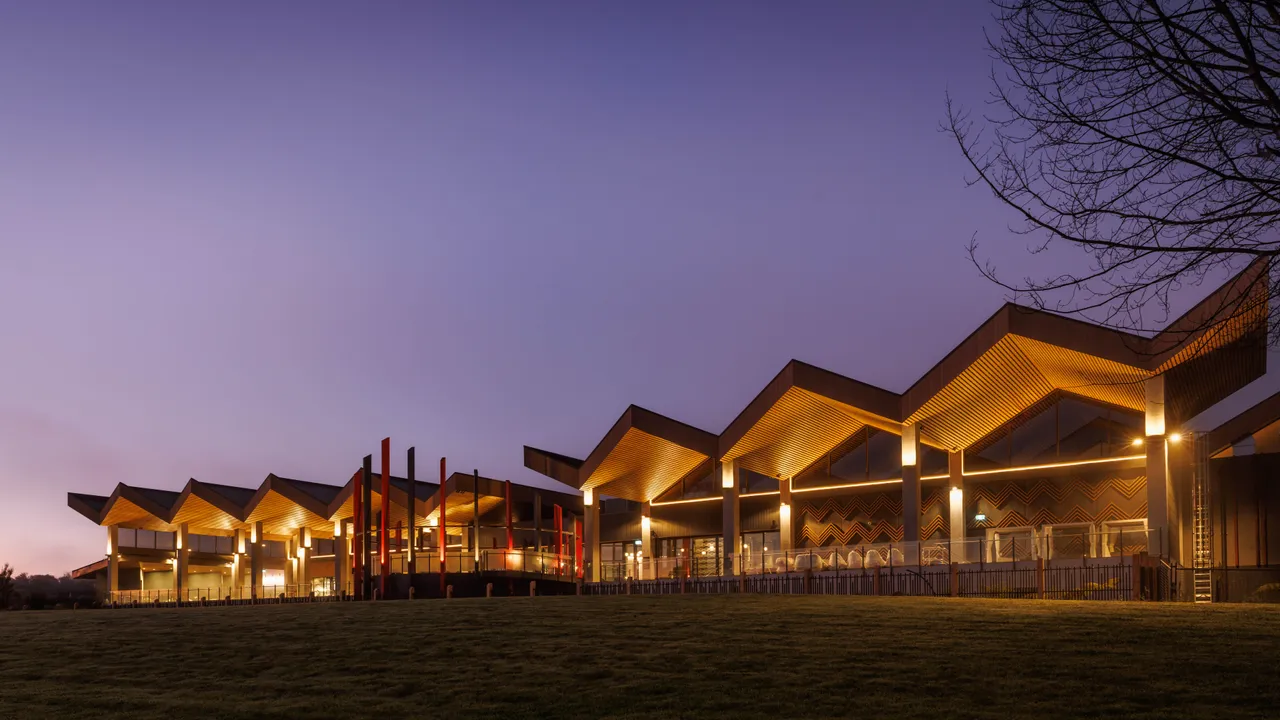 Wai Ariki Hot Springs and Spa_Exterior Lakeside low light