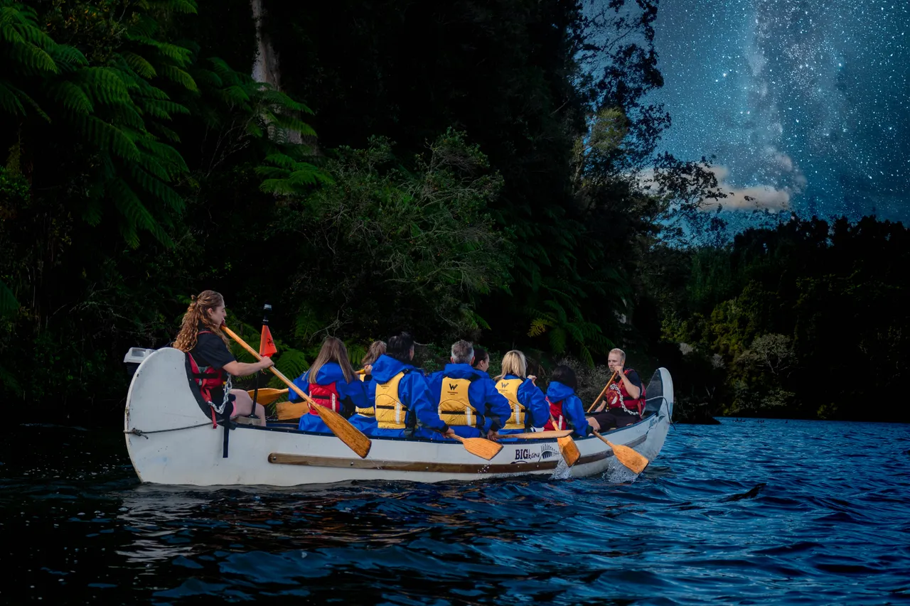 Waimarino-big kanu starlight tour