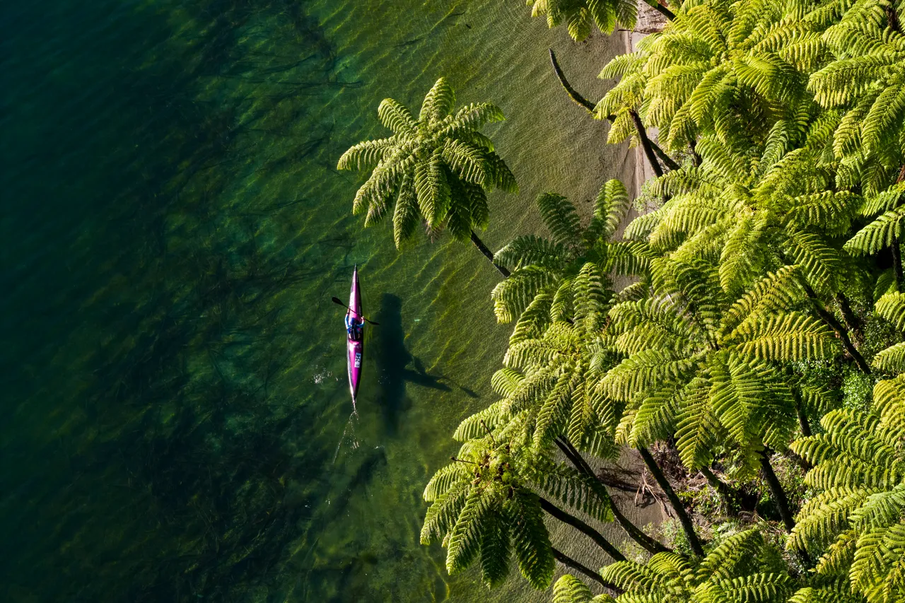 Rotorua lakes kayaker