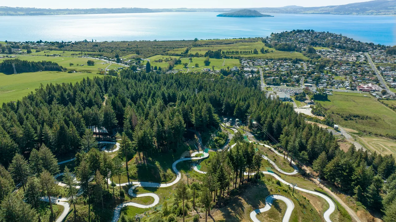 Skyline Rotorua Luge Tracks