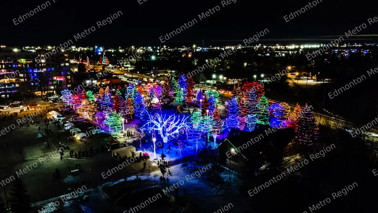 Spruce Grove's Light Up Central Park 2023