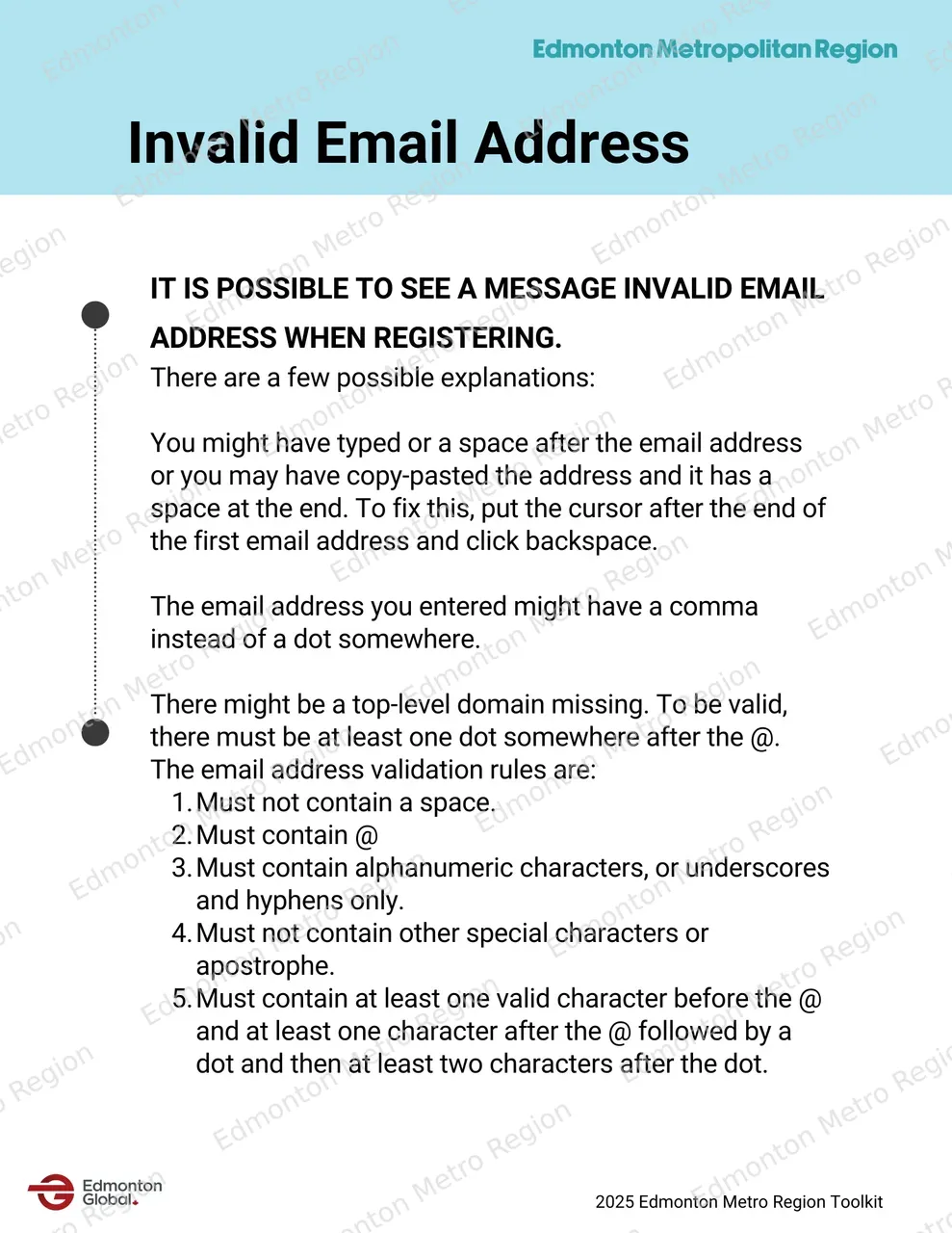 Invalid Email Address