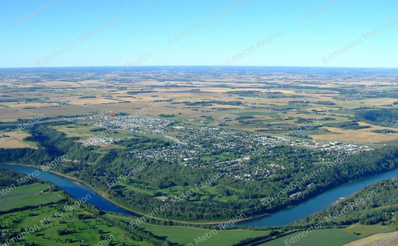 Aerial Town of Devon