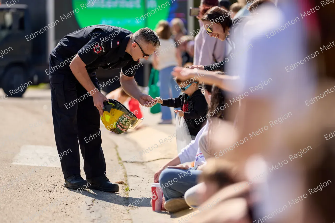 Fire services parade