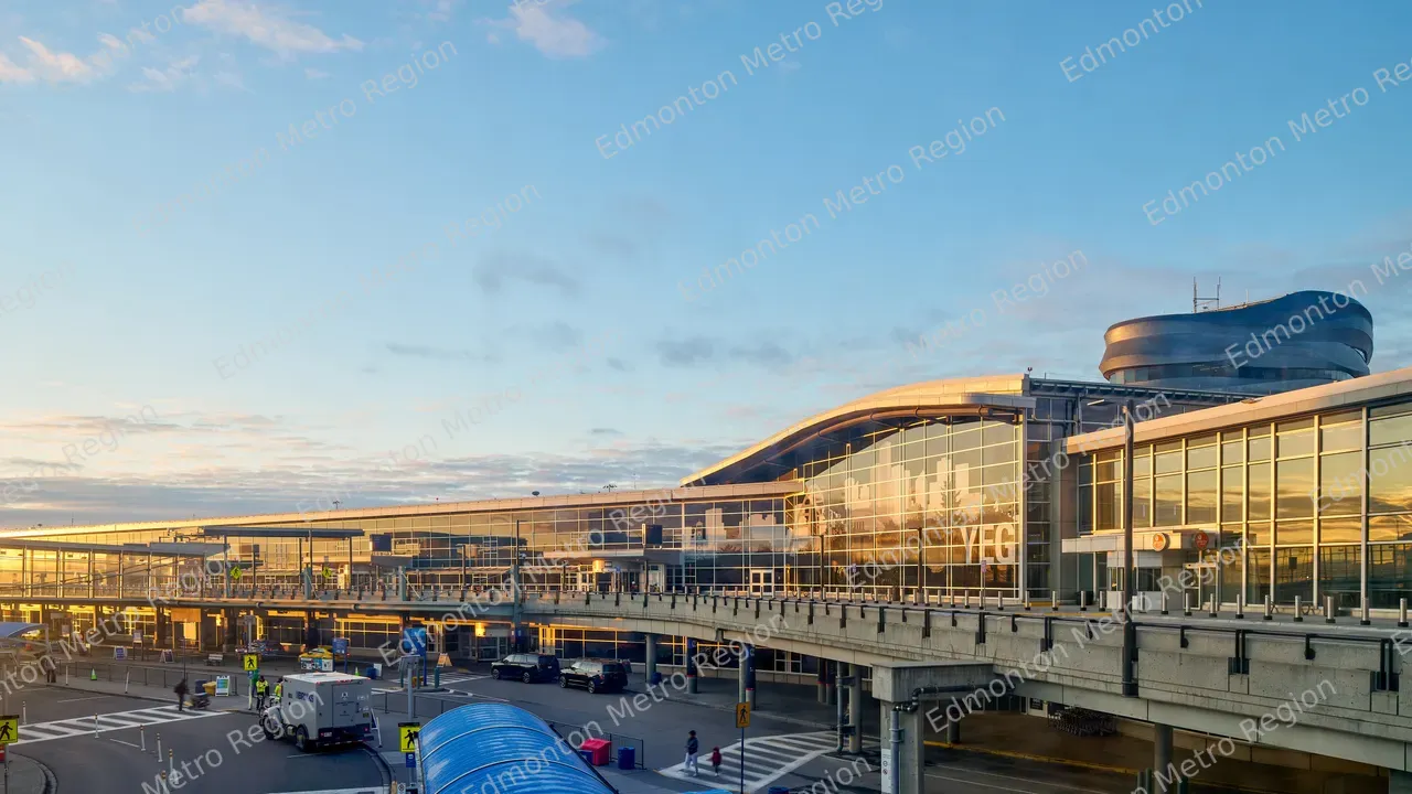 YEG Airport Mural Departures Level