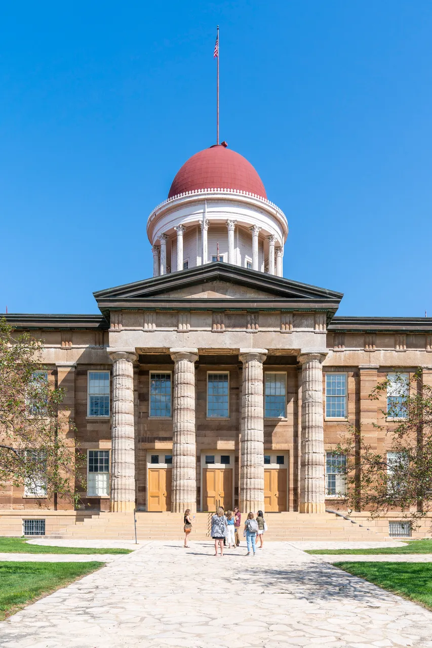 The Old Sate Capitol Building in Springfield