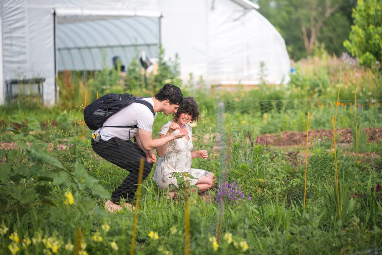 Picking Flowers at Prairie Fruits Farm
