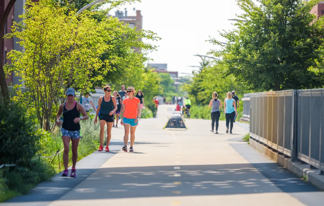 Jogging on the 606