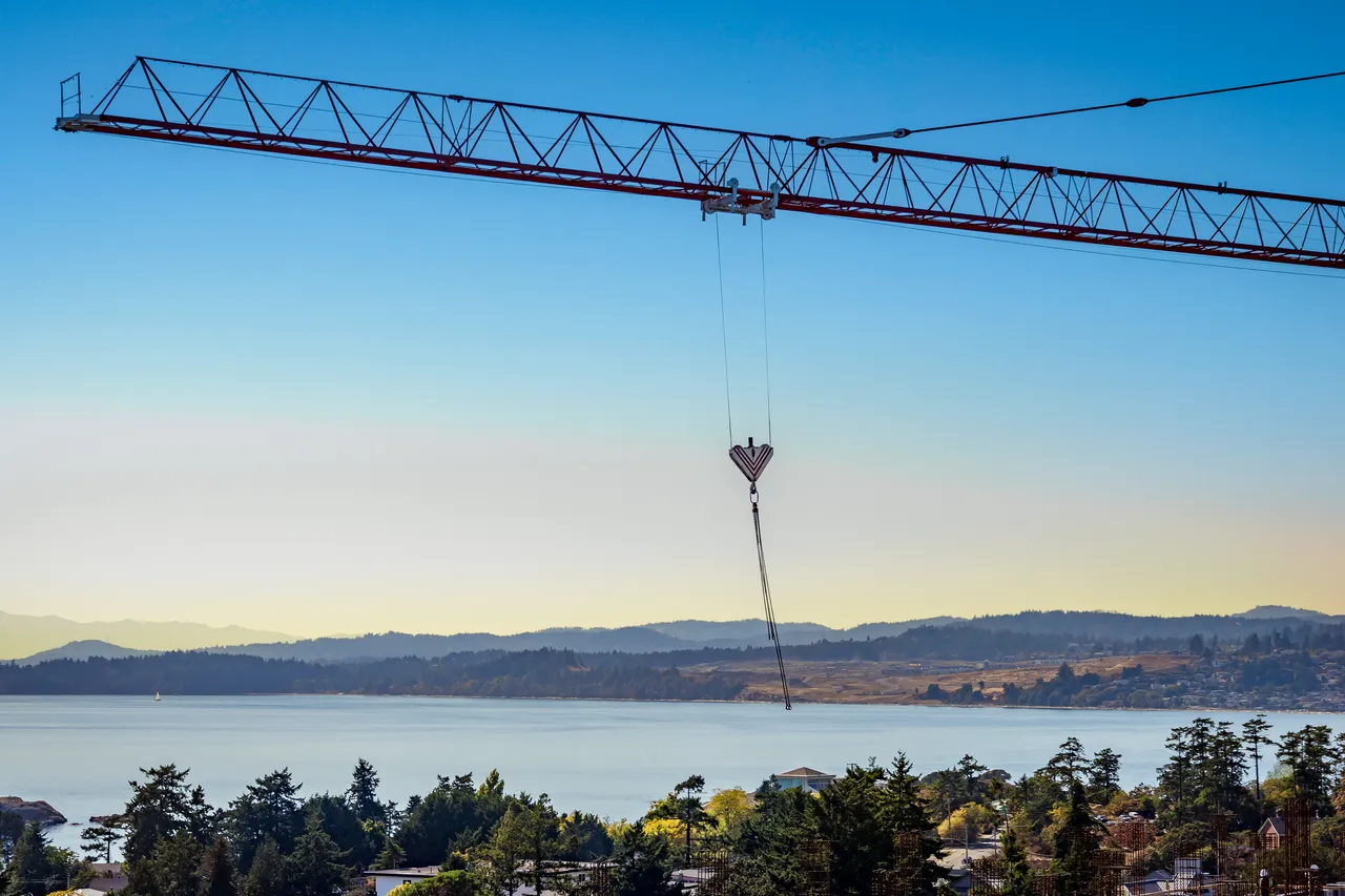 Construction skyline Esquimalt