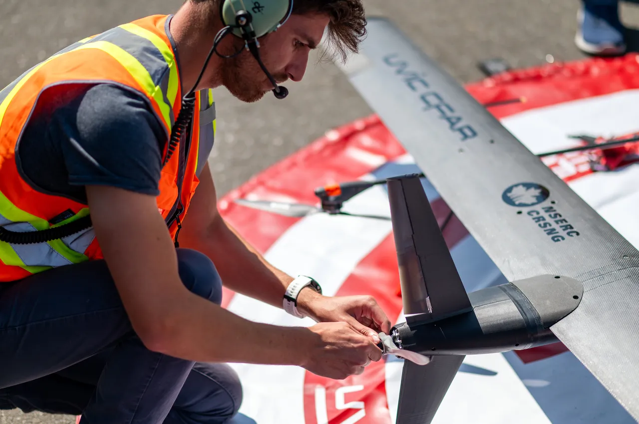 Working on aircraft - 1 - UVIC Aerospace Lab - Victoria