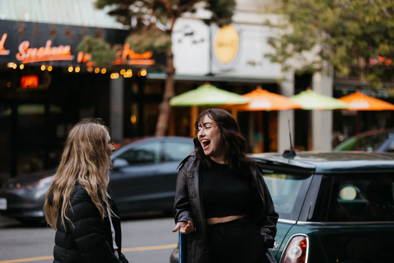 People walking downtown - 1 - Victoria