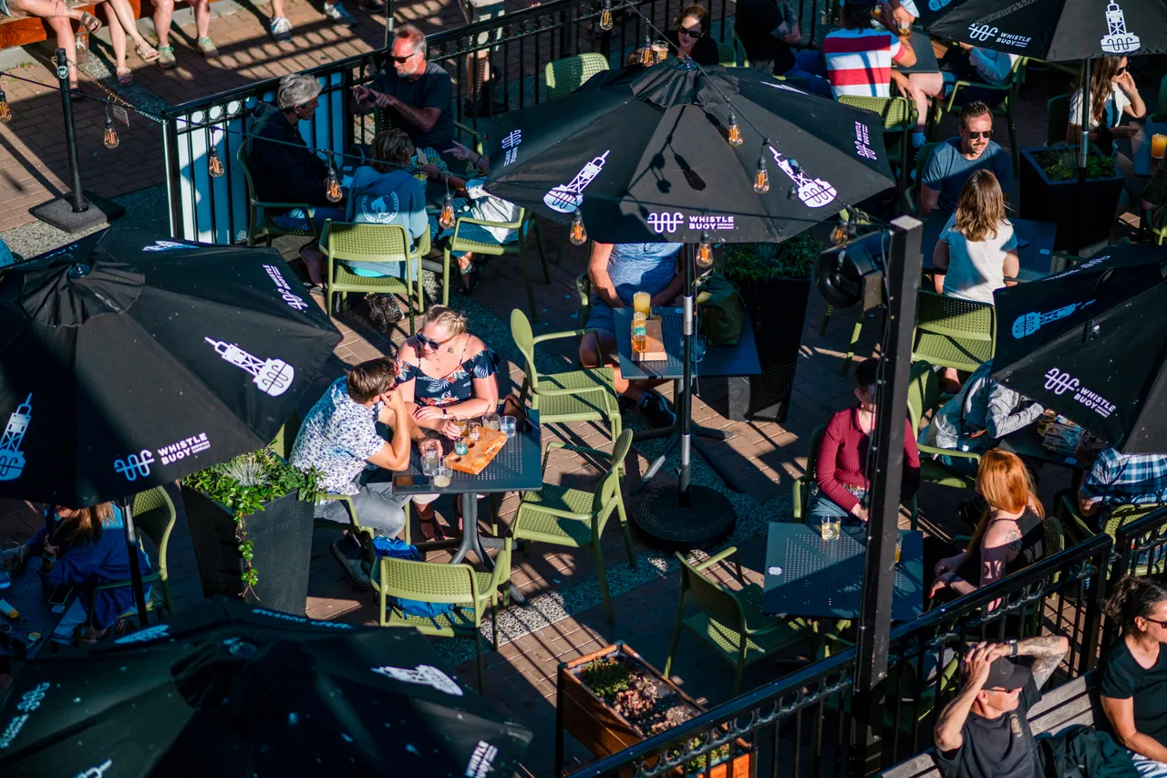 People on restaurant patio - 18 - Victoria