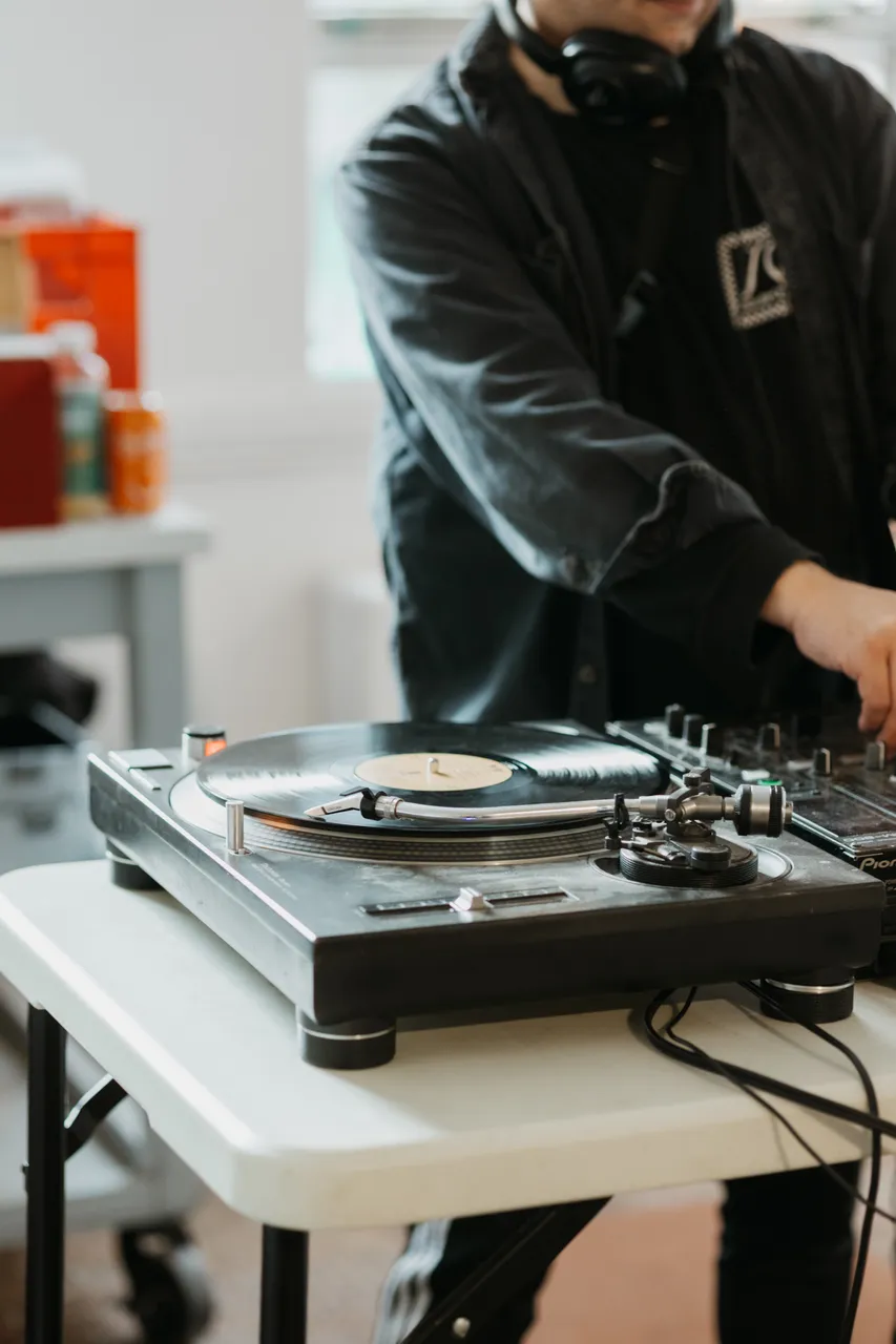 DJ with equipment - 2 - VIVA Art Collective