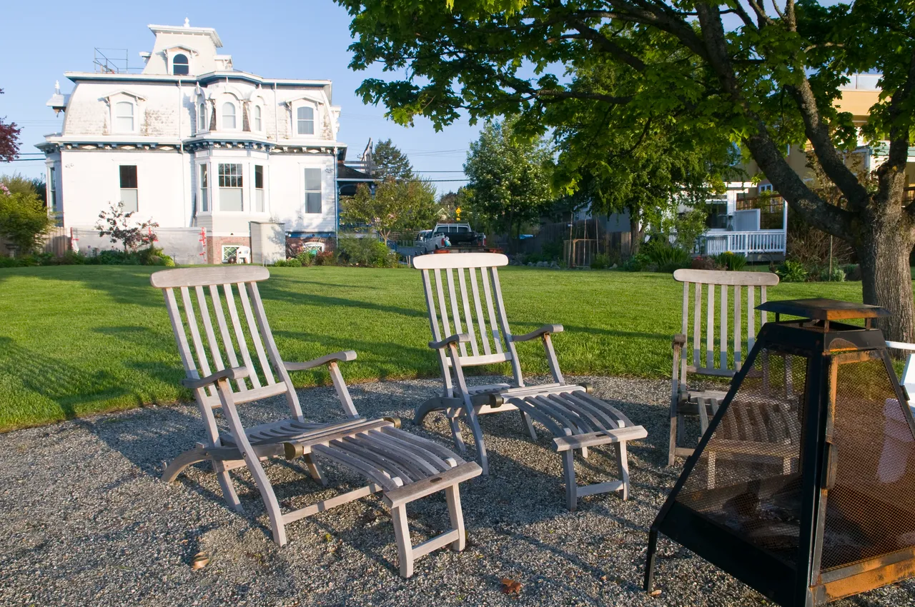 Captain Jacobson Park is next door to the historic Captain’s House