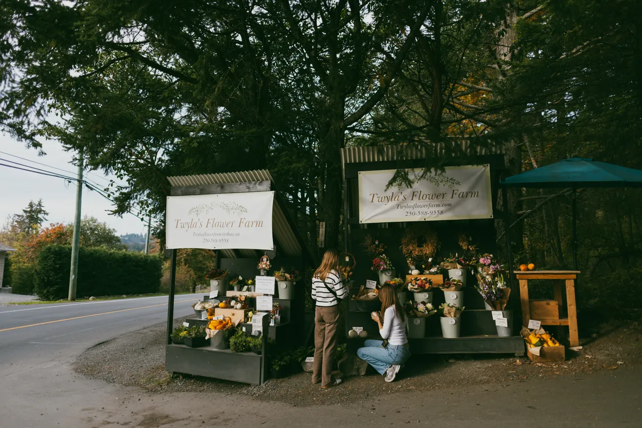 Flower stand - 2 - Twyla's Flower Farm