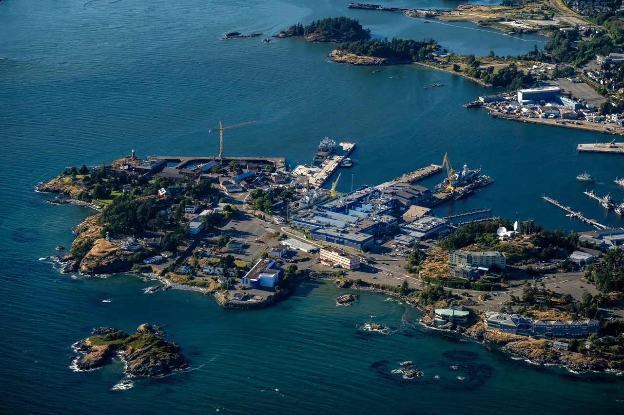 Navy Base Aerial with Boats