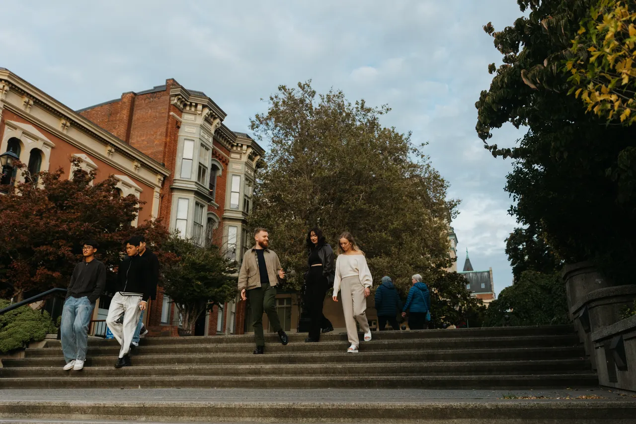 People walking downtown - 3 - Victoria