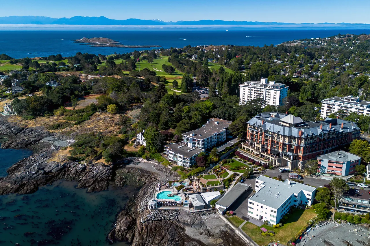Aerial Photo of Hotel Near Trees During Day in Summer