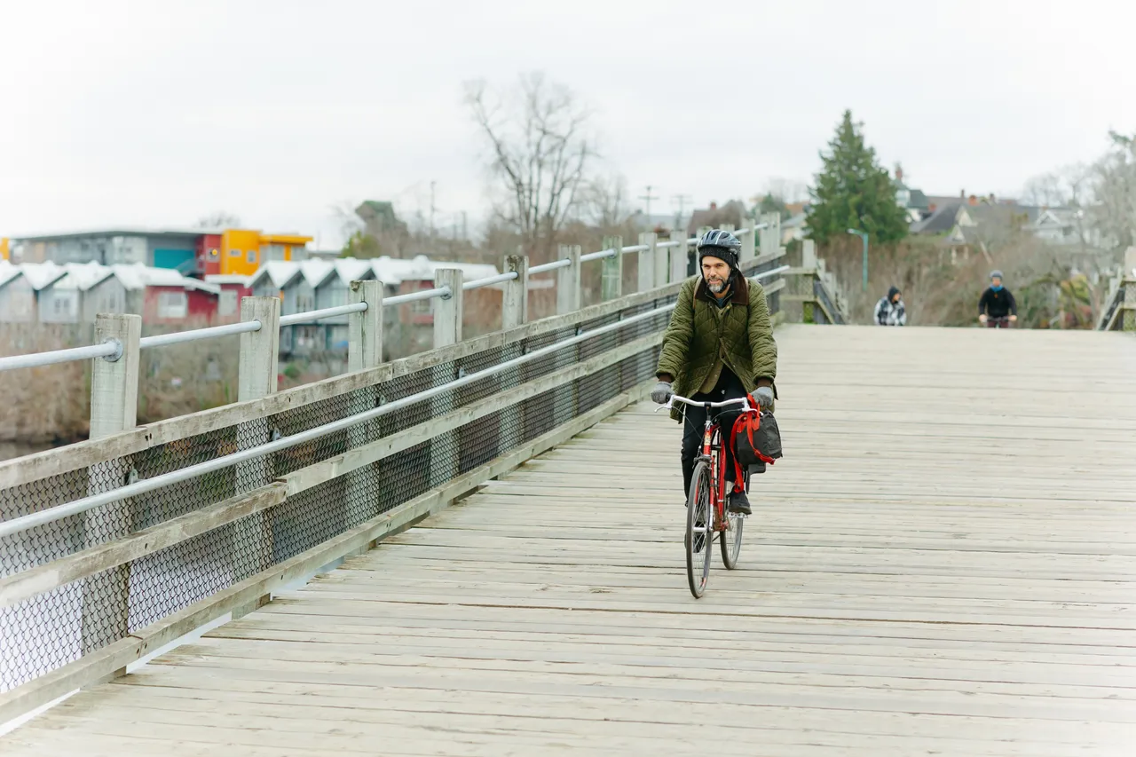 Man cycling - 5 - Victoria
