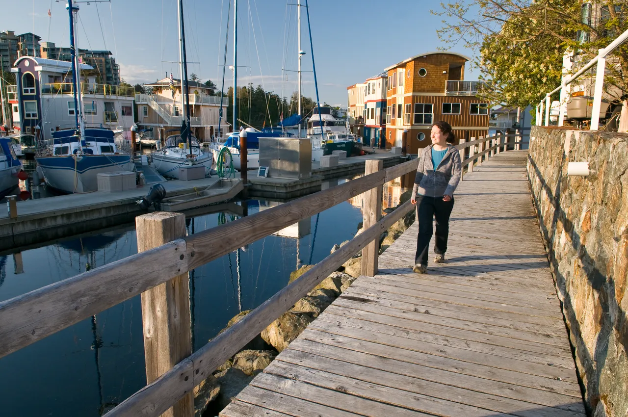 Songhees Walkway and West Bay Marina