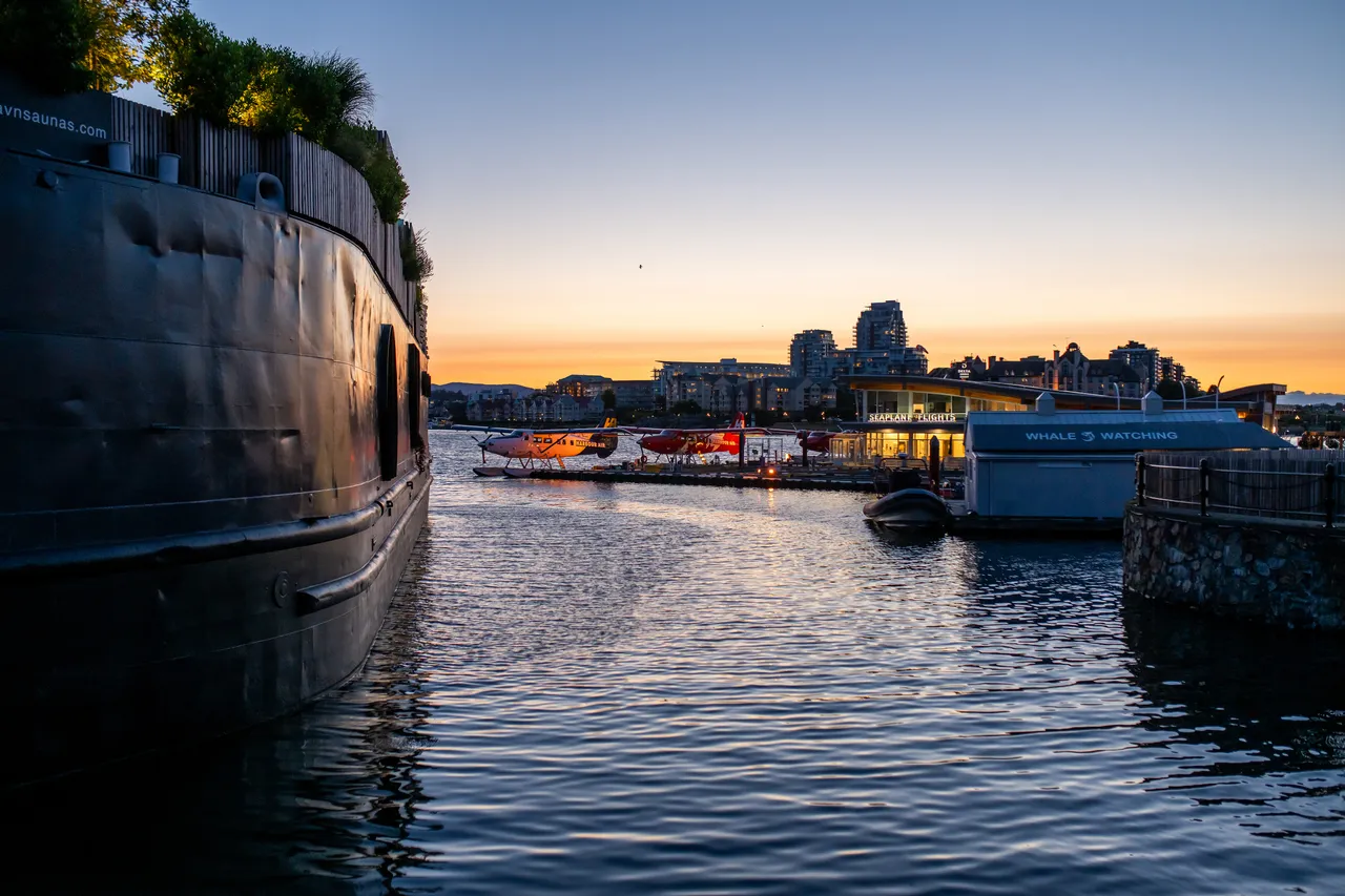 Inner Harbour with Seaplanes and Boats