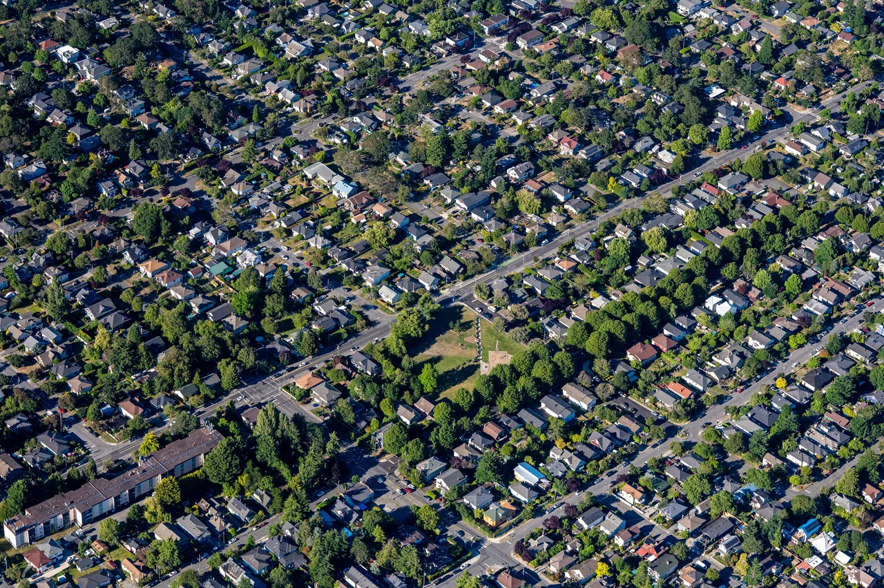 Fernwood Aerial and Residential Area