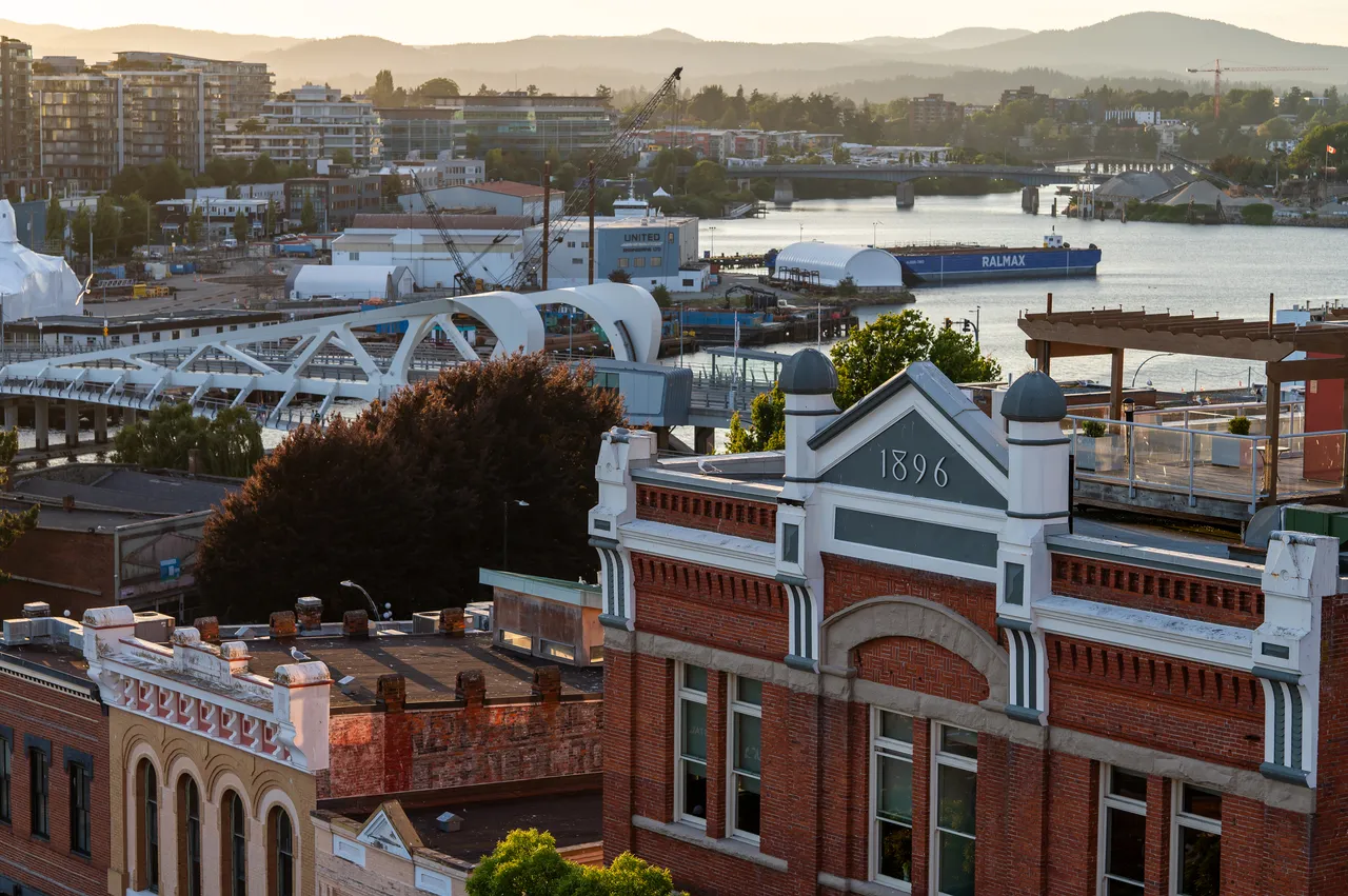 Building Rooftops Overlooking Downtown Harbour During Day
