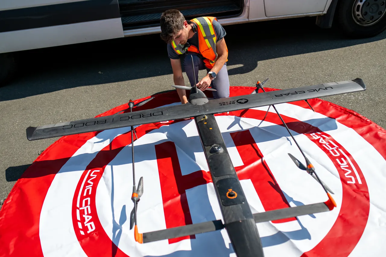 Working on aircraft - 4 - UVIC Aerospace Lab - Victoria