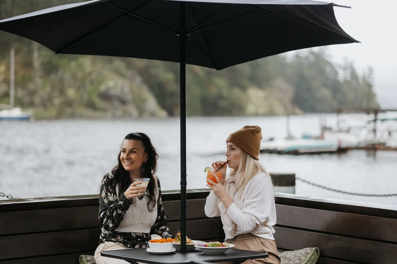 People on restaurant patio - 18 - Sooke