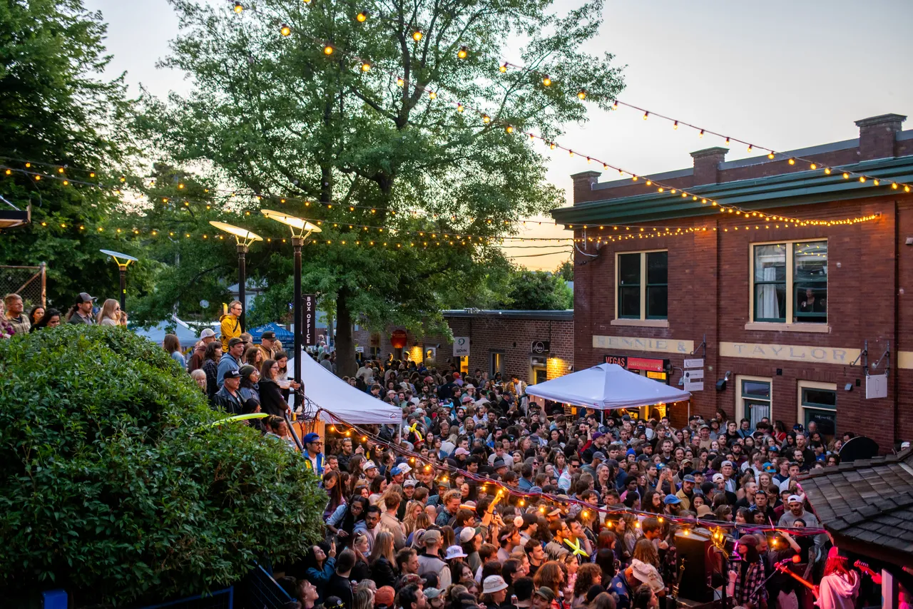 Fernwood Crowd near Trees