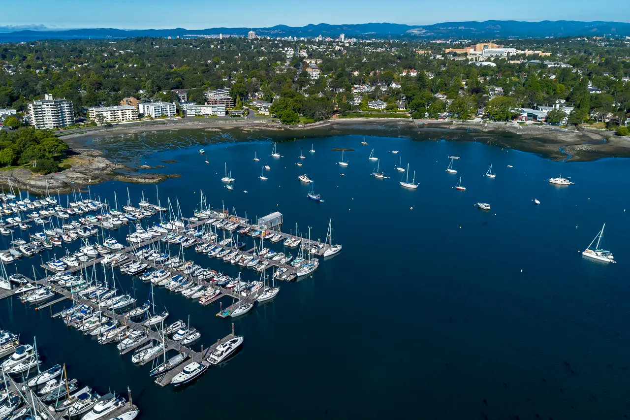 Aerial Photo of Marina, Boats and Habour during Day