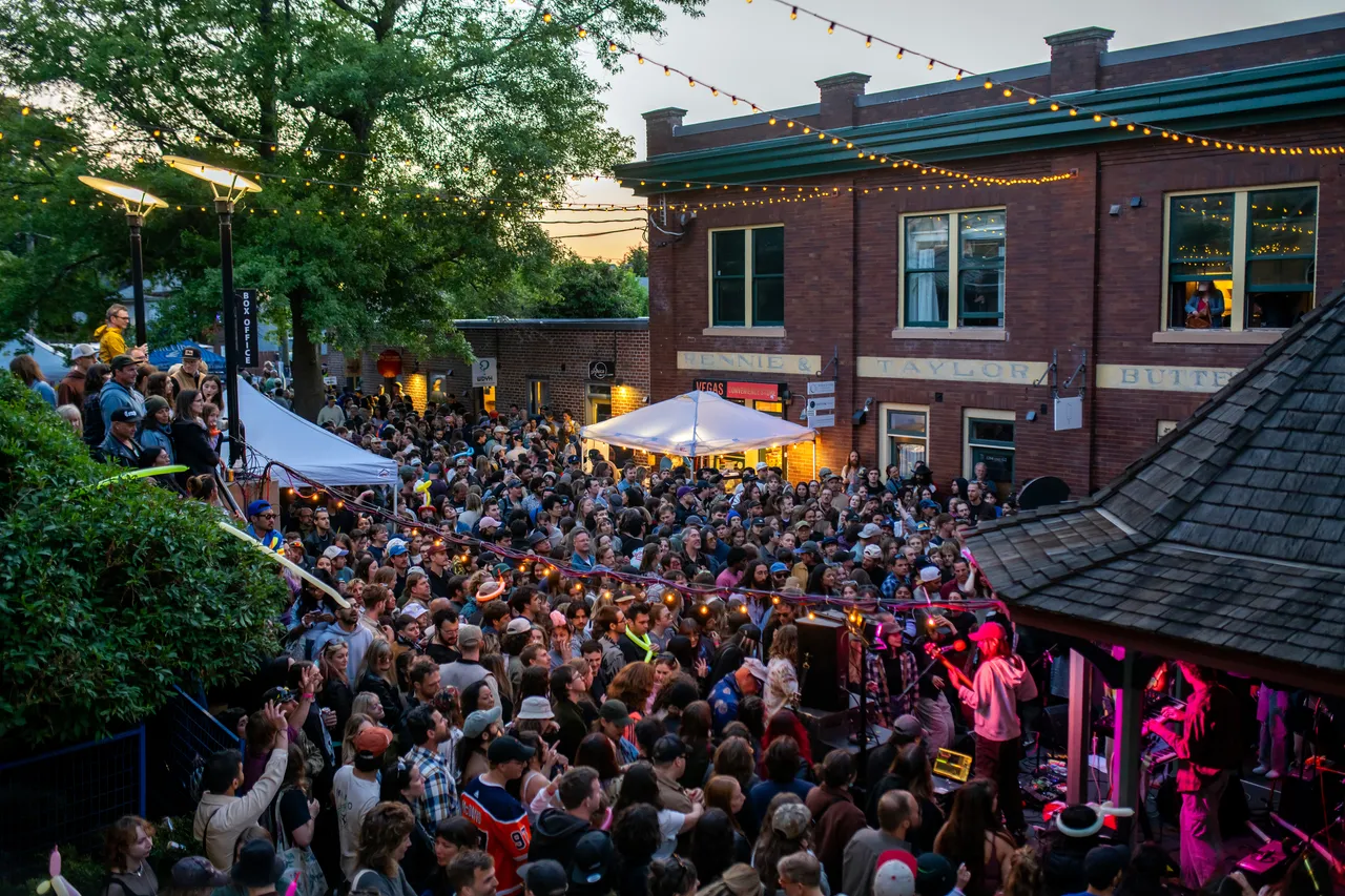 Fernwood Crowd at Concert during Summer 2
