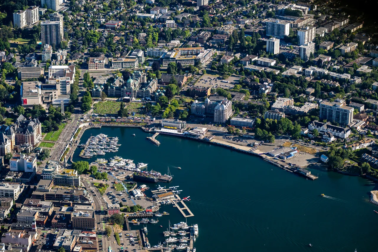 Aerial of Downtown, Harbour and the City