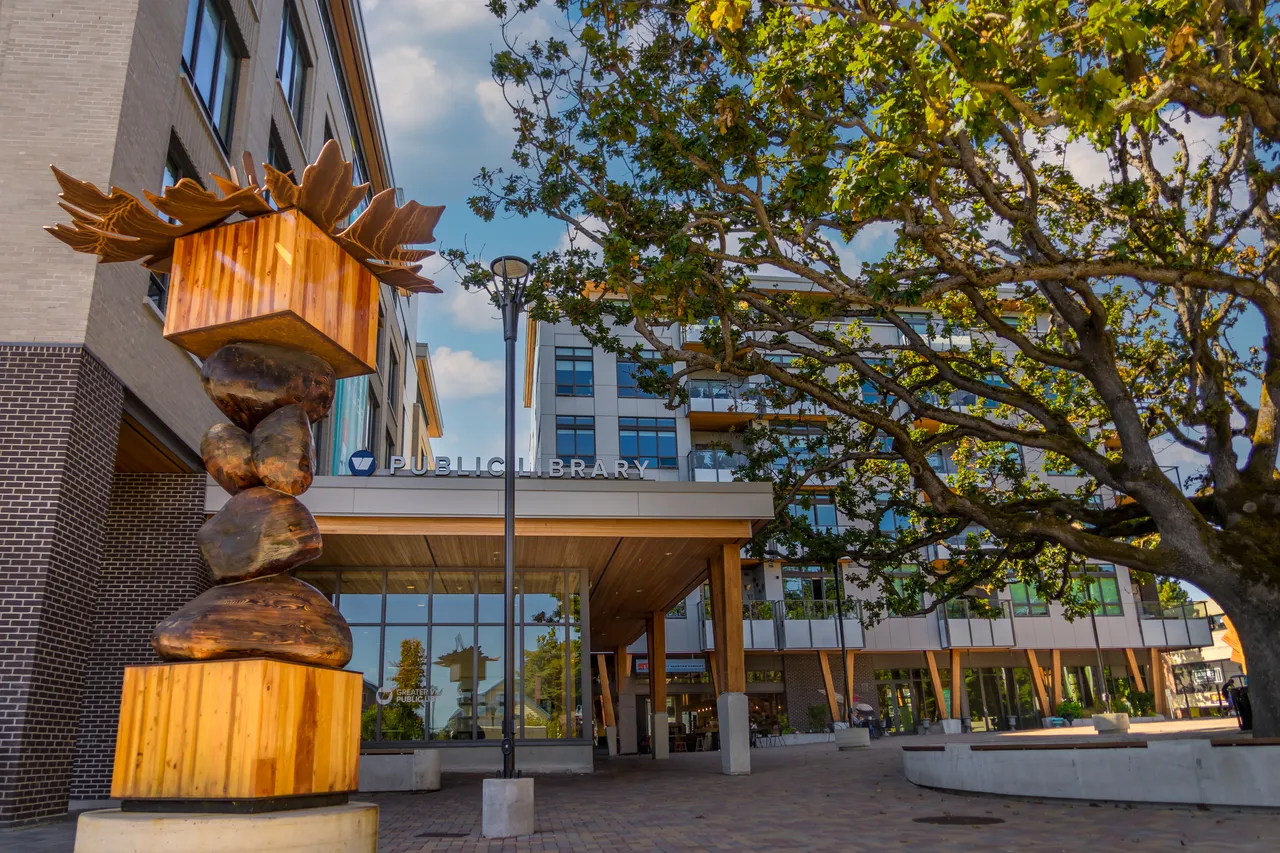Public Library in Esquimalt Town Square