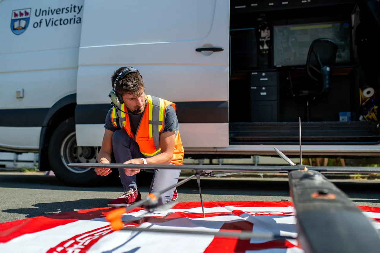 Working on aircraft - 2 - UVIC Aerospace Lab - Victoria