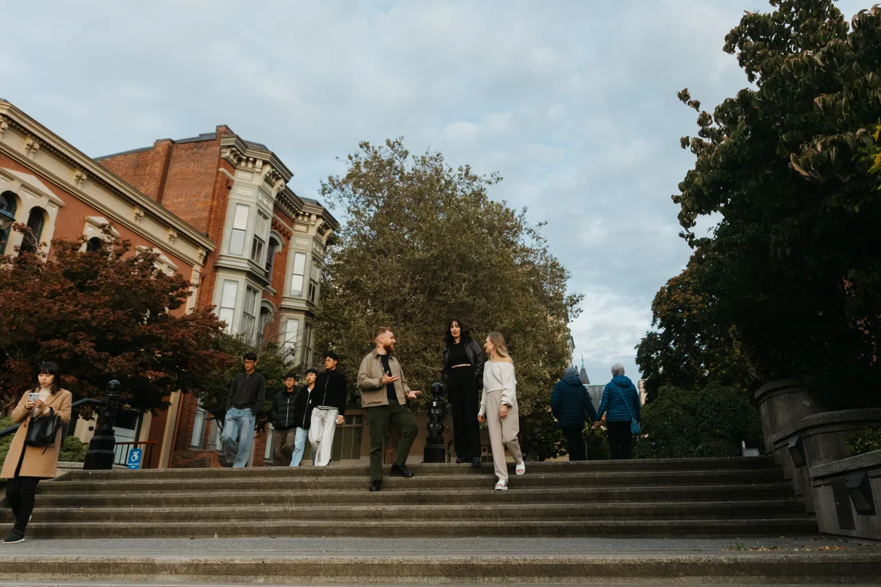 People walking downtown - 4 - Victoria