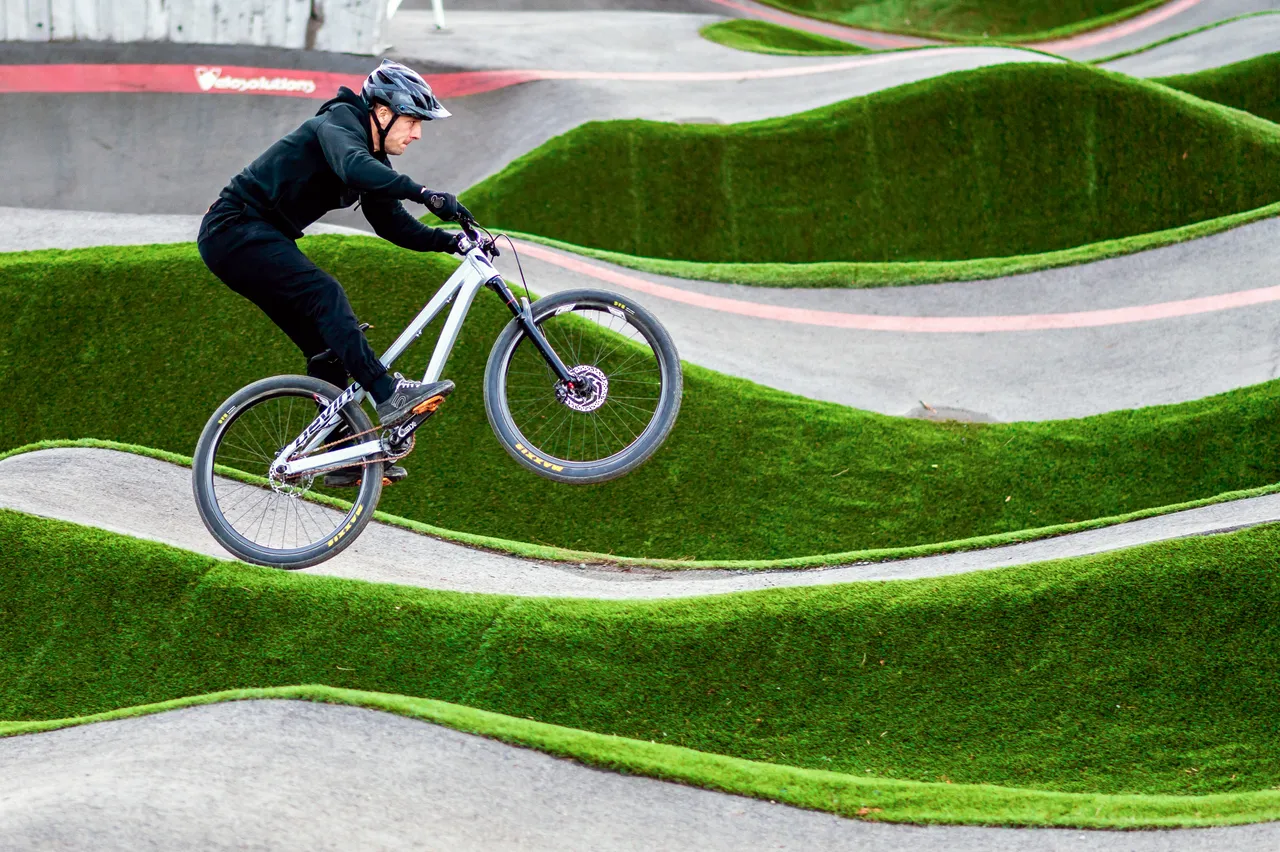 Man in bike park - 2