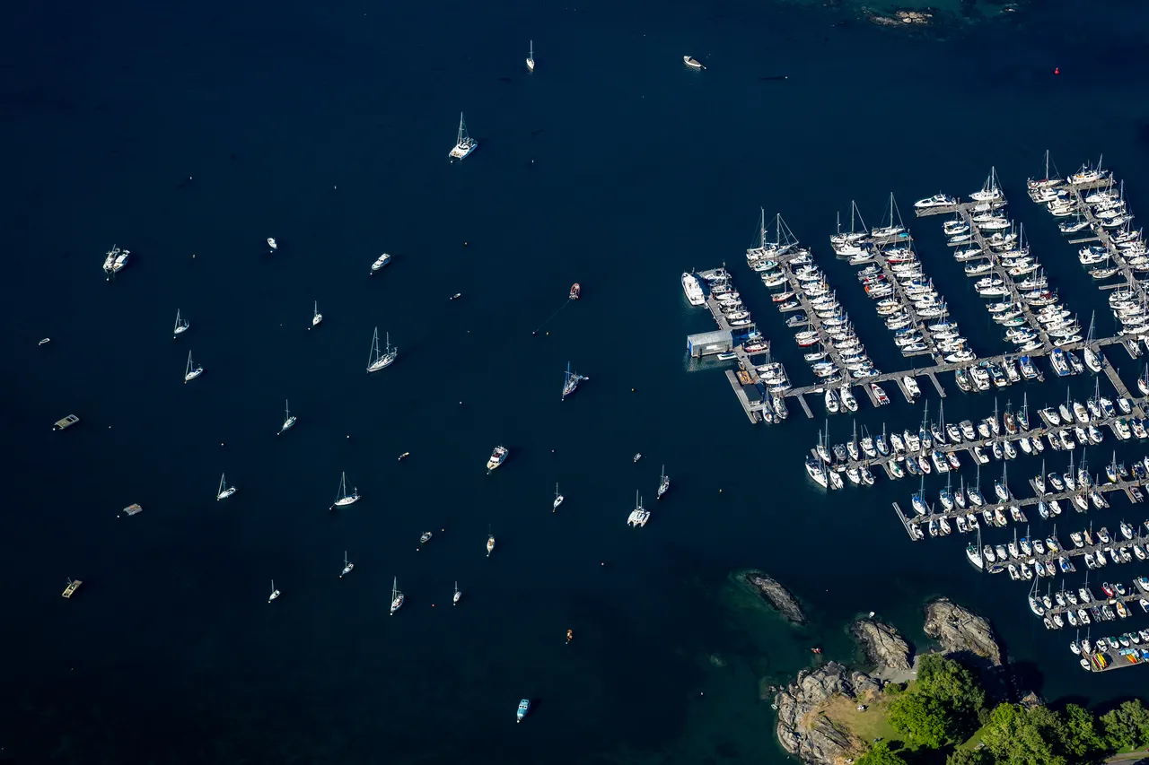 Oak Bay Aerial Marina and Ocean