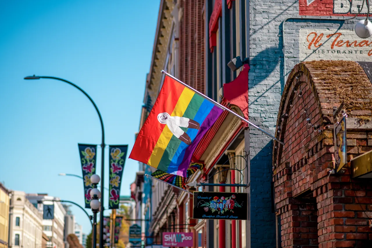 Stores with pride flag - 2 - Victoria