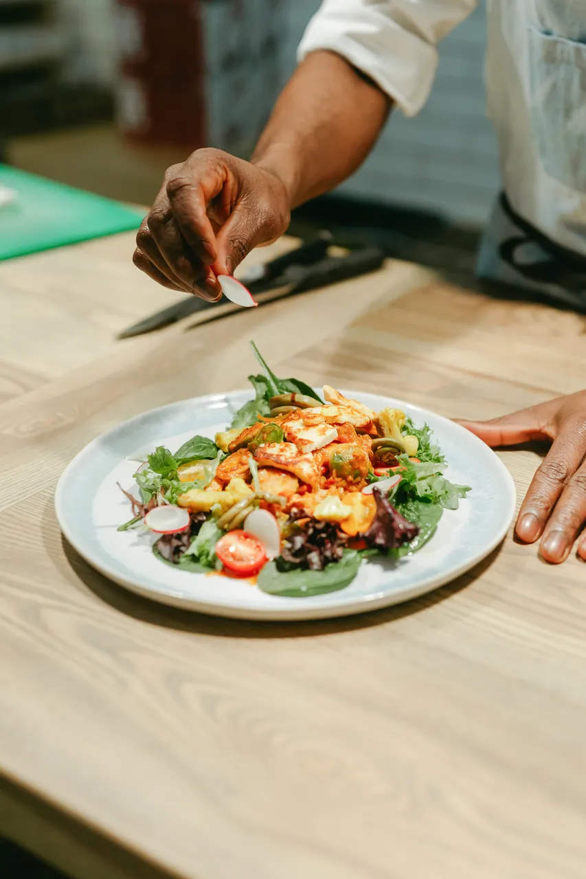 Chef plating dish - 1 - House of Boateng
