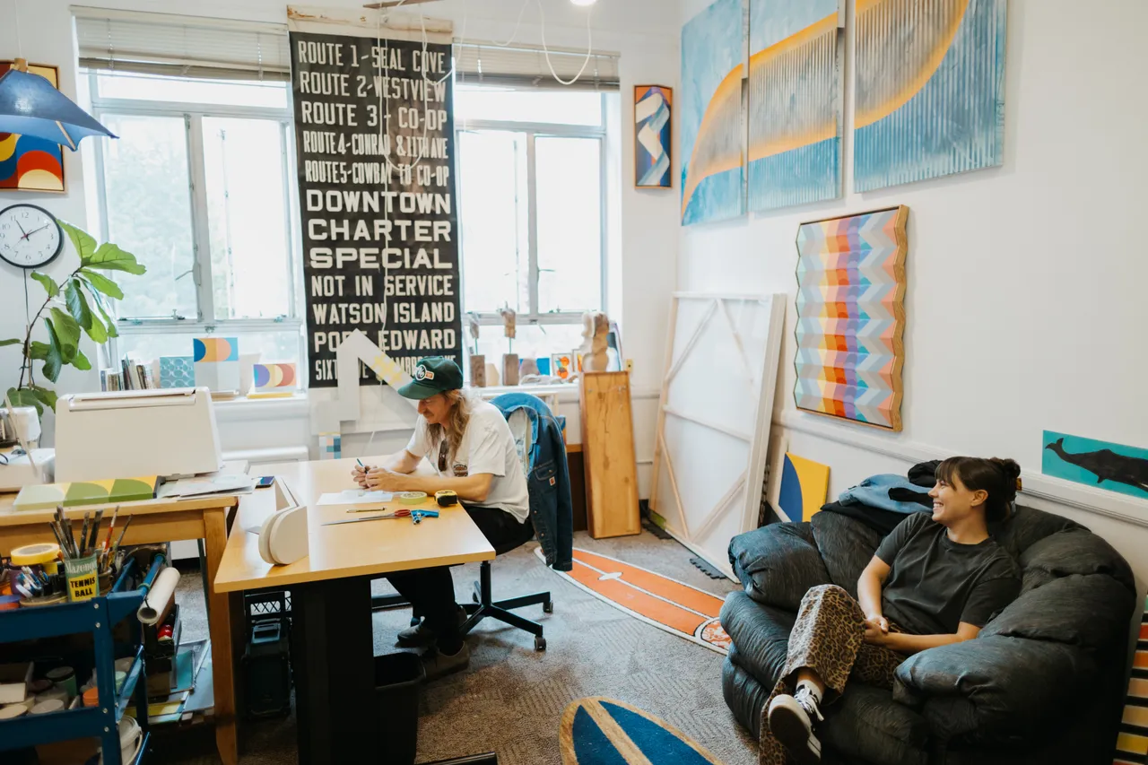 Artists in studio - 1 - VIVA Art Collective
