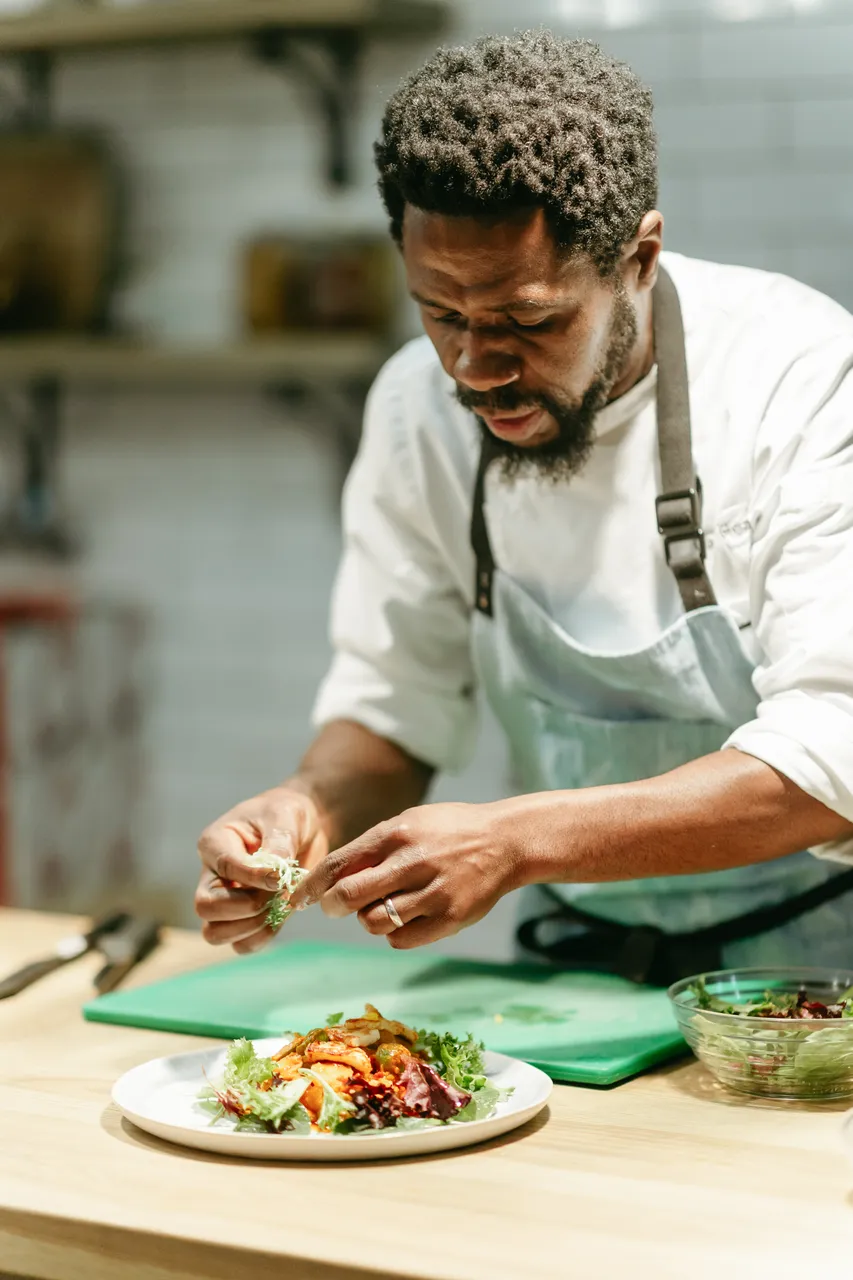 Chef plating dish - 5 - House of Boateng