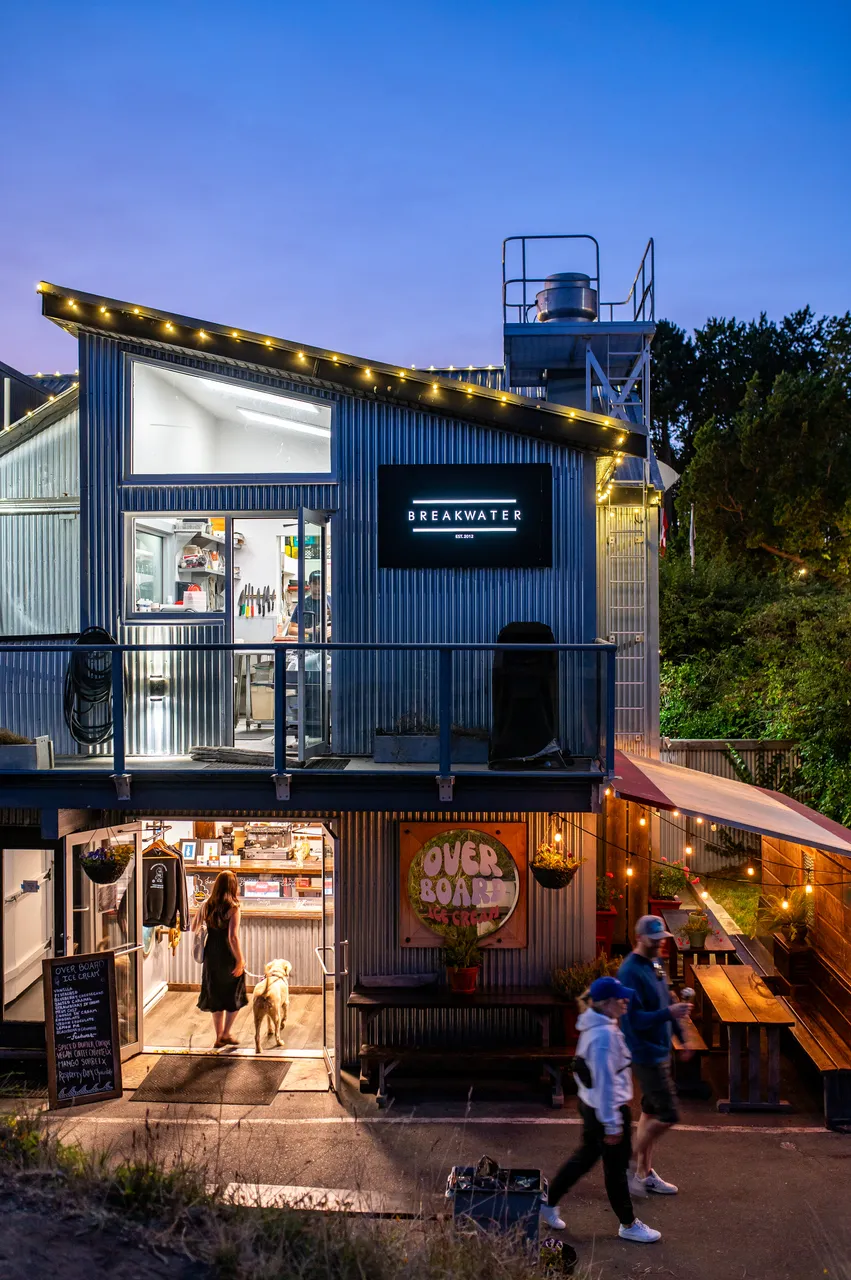 Breakwater Bistro at Night