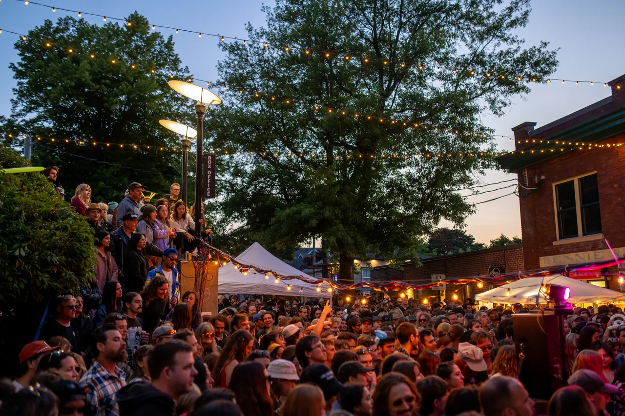 Fernwood Crowd at Concert Performance