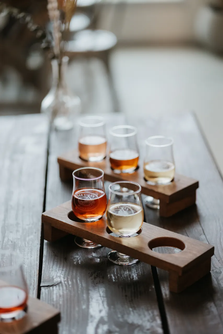 Cider flights - 1 - Junction Orchard & Cidery - Victoria