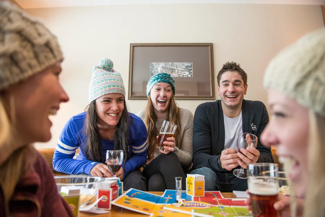 Games night in lodging