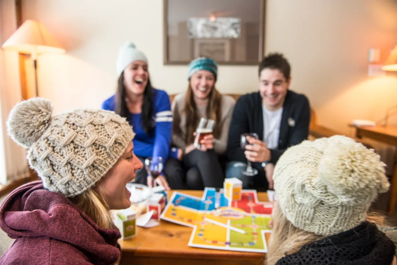 Games night in lodging