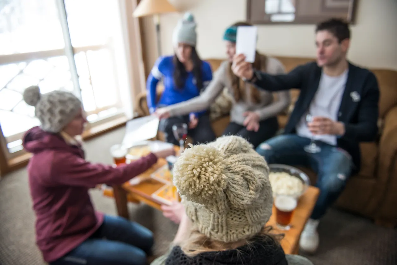 Games night in lodging